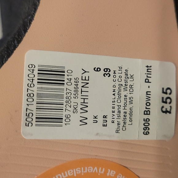 ASOS River Island wedge sz39 - Picture 7 of 9